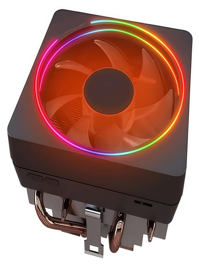 ARCSTILL CPU Wraith Prism Cooler RGB LED Aluminum Heatsink Copper Core Base 4-Pin PWM 95mm Fan Pre-Applied Thermal Paste Compatible with AMD Socket AM5 AM4 AM3 AM2, Ryzen 7 1700X 1800X 2700X 3700X 4700X 5700X - Image 1