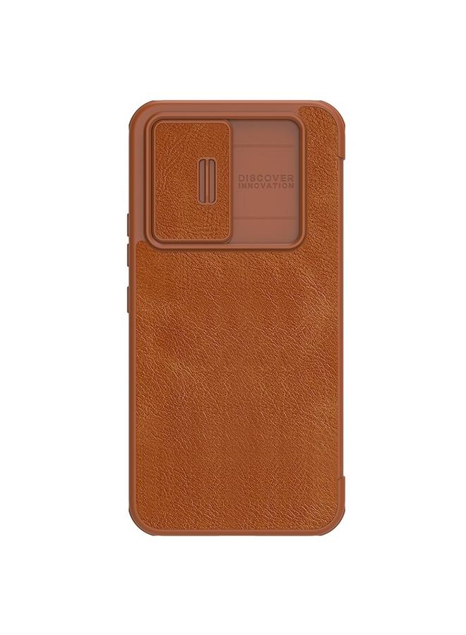 Nillkin Case For Samsung Galaxy A54 5G QIN Series Pro Sliding Camera Cover Design Leather Phone Case - Image 1