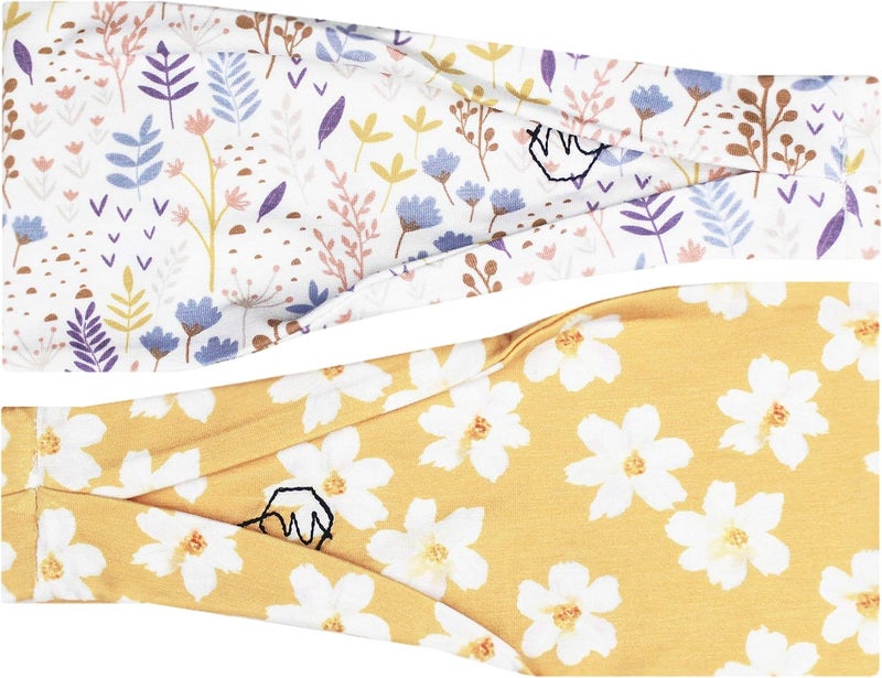 Maven Thread 4" Wide Workout Headbands for Women (2 Pack) – Non-Slip Sweatbands for Gym, Running & Yoga - Image 1