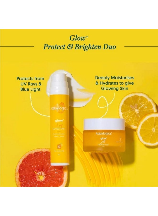 Aqualogica - Protect & Brighten Duo Sunscreen (50G) ; Gel Moisturiser (50G) - Image 1