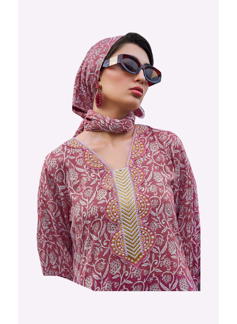 Sara Arabia Cherry Garden Jalabiya - Image 3