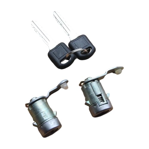 ZPZPHOM Door Lock Cylinder Key Set Front Left & Right Door Lock Switch for GMC Sierra 1500 2500 3500 Yukon Chevy Silverado Tahoe Suburban Hummer H2 Cadillac ESV EXT SUT 2002-2006 15298924 - Image 1