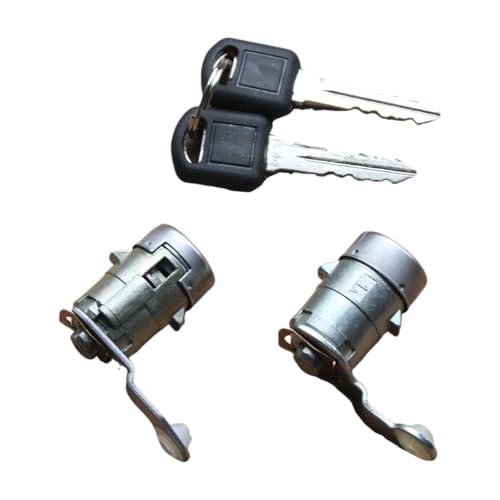 ZPZPHOM Door Lock Cylinder Key Set Front Left & Right Door Lock Switch for GMC Sierra 1500 2500 3500 Yukon Chevy Silverado Tahoe Suburban Hummer H2 Cadillac ESV EXT SUT 2002-2006 15298924 - Image 2
