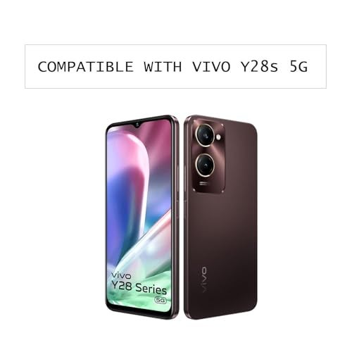 KC Back Cover for Vivo Y28s 5G - New Curly Wave Frame Shape Shockproof Bumper Soft Silicone Case with Camera Protection (Transparent) - Image 2