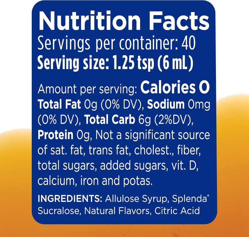 Splenda Multi-Use Allulose Syrup, Zero Calorie Sugar Free Sweetener, 8oz Bottle - Image 2