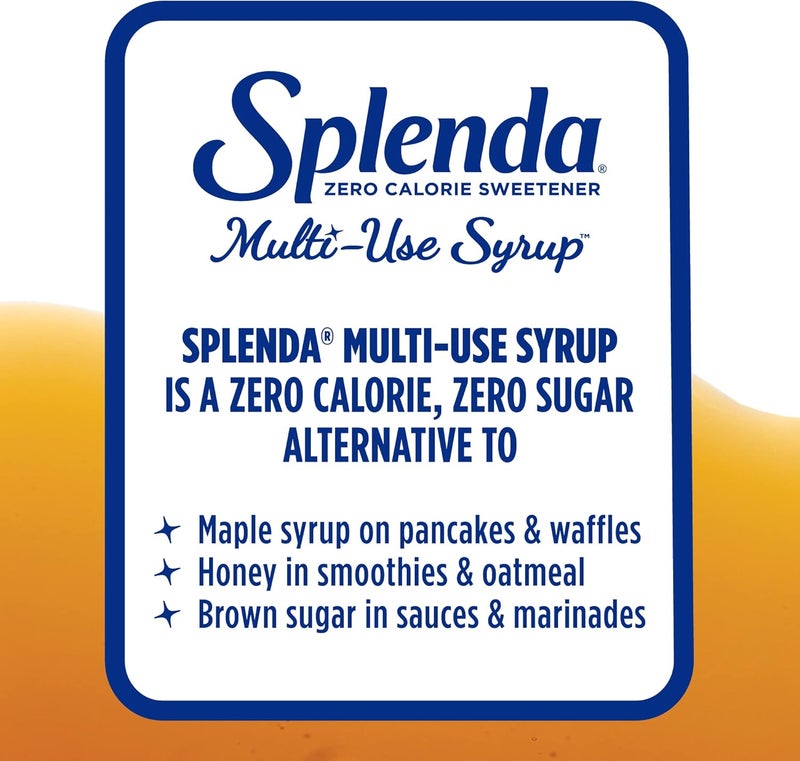 Splenda Multi-Use Allulose Syrup, Zero Calorie Sugar Free Sweetener, 8oz Bottle - Image 3