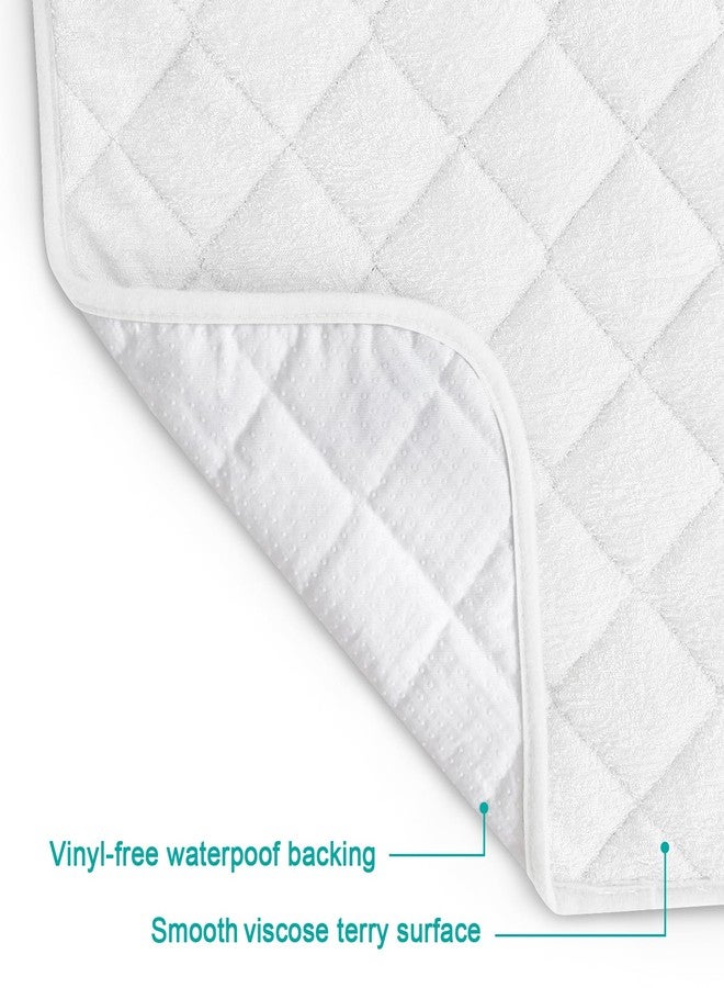 Biloban Changing Pad Liner - 5 Pack (Improved Thickness) 14" x 26" Superior Viscose Terry Surface, Waterproof & Absorbent Diaper Changing pad Liners - Image 3