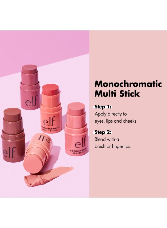 elf elf Monochromatic Multi Stick for Eye, Lip, and Cheek, Glimmering Guava, 5g  - Image 5