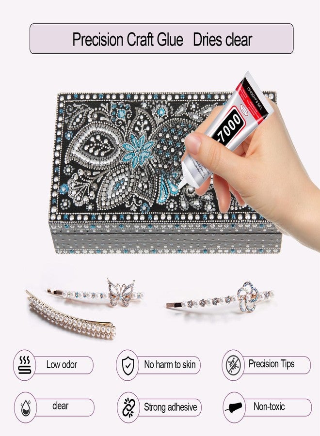 Navona 6 PCS 50ml B7000 Glue Clear with Precision Tip, Rhinestone Glue for Nail, Craft Glues, Jewelry Glues, Jewelry Making, Nail Art, DIY, Makeup, Shoes - Image 2