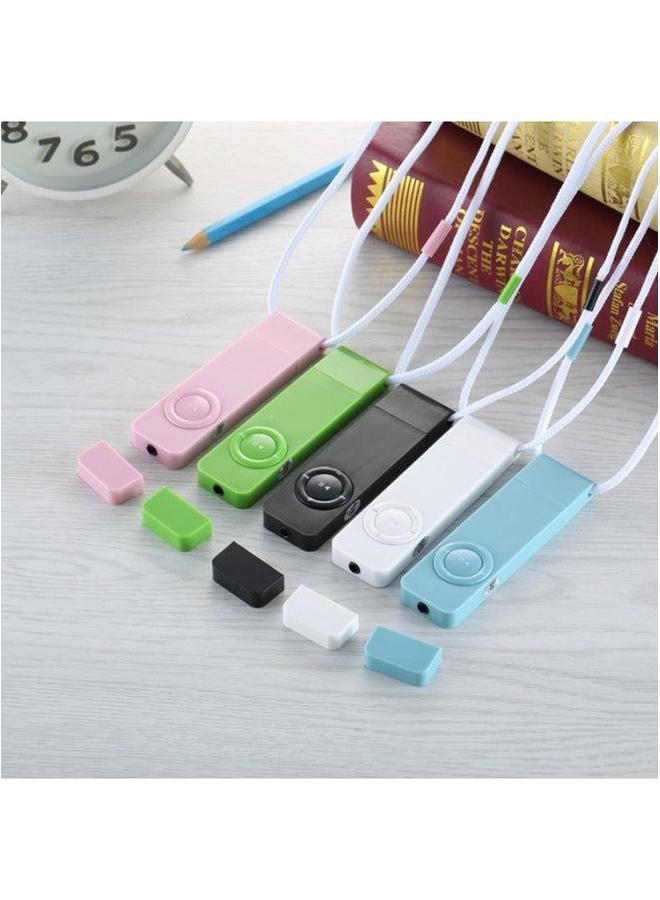 Long USB In-line Card MP3 Student English Listening Walkman U Disk Lanyard Mp3 Company Gift Wholesale-Body Color:Blue (send Lanyard)-Memory Capacity:Plug-in (bare Metal) - Image 2