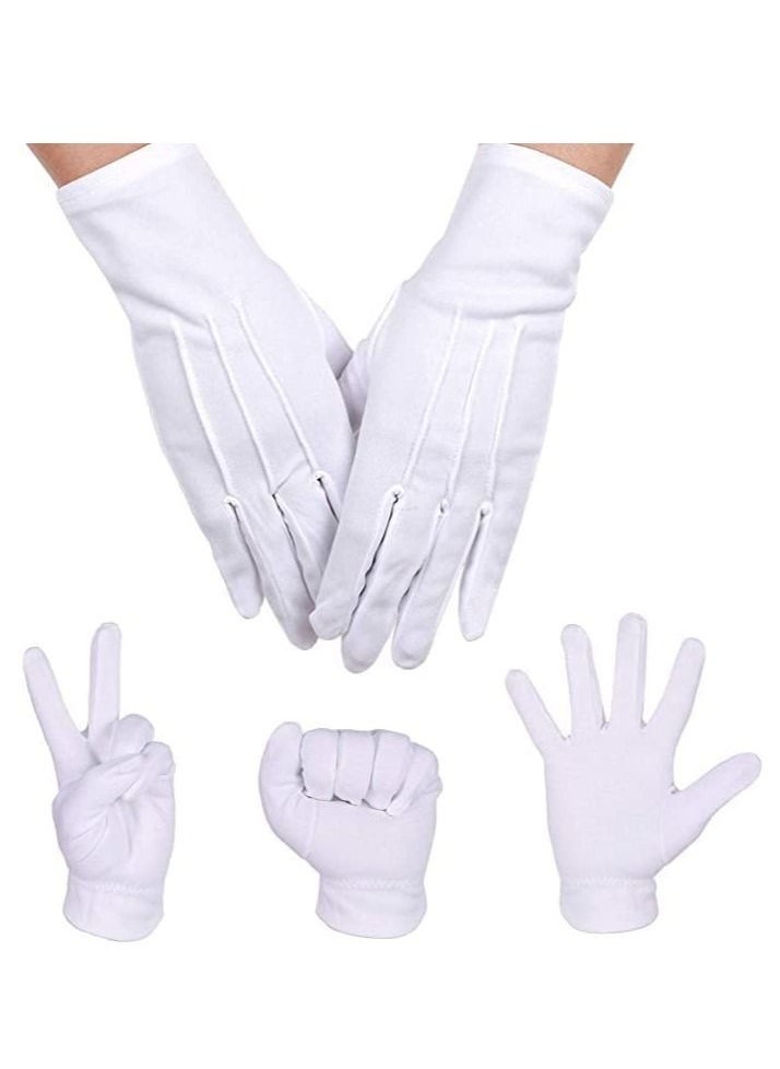 Beauenty - Super Mario Costume Kits Men Mario Hat White Gloves Mustache Buttons Carnival Costume Mario - Image 1