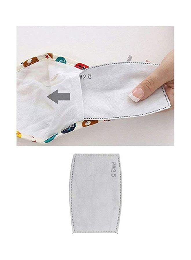 NIBEMINENT 10-Piece Non-Woven N95 Disposable PM2.5 Mask Filter - Image 2