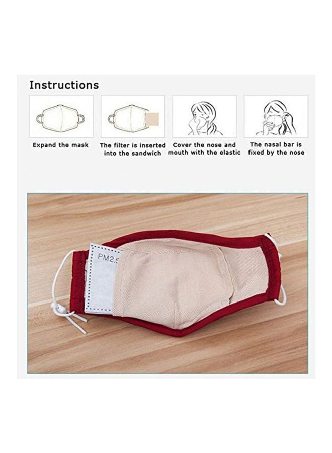 NIBEMINENT 10-Piece Non-Woven N95 Disposable PM2.5 Mask Filter - Image 3