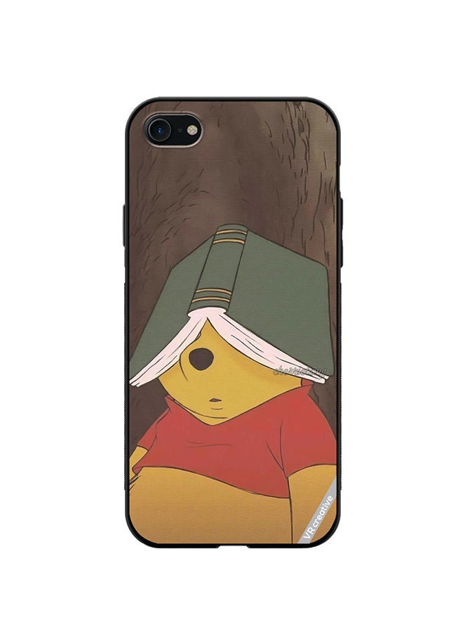 VR CREATIVE Protective Case Cover For Apple iPhone SE (2022) Pooh Design Multicolour - Image 1