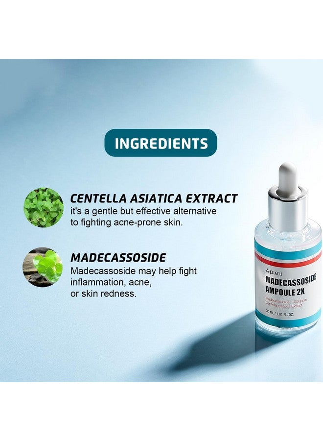 A'Pieu Madecassoside Ampoule 2X | 30Ml | For Sensitive And Irritated Skin | Skin Repair | Redness Relief | Anti-Inflammatory - Image 4
