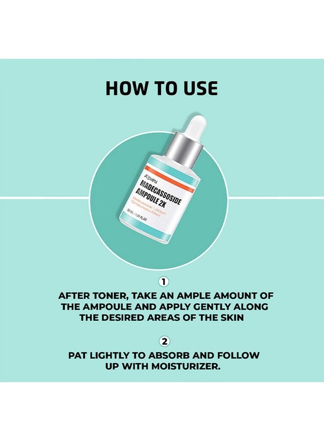 A'Pieu Madecassoside Ampoule 2X | 30Ml | For Sensitive And Irritated Skin | Skin Repair | Redness Relief | Anti-Inflammatory - Image 5
