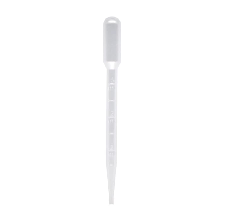 EISCO LABZIO 3 ml Transfer Graduated Pipettes Graduated 05 ml Dropper Ink Filler Pack of 10 - Image 1