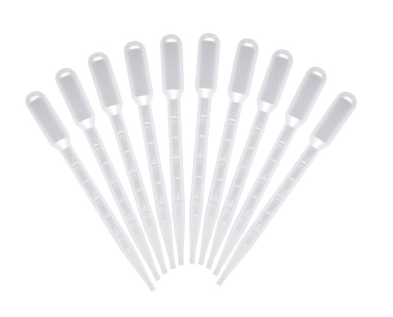 EISCO LABZIO 3 ml Transfer Graduated Pipettes Graduated 05 ml Dropper Ink Filler Pack of 10 - Image 2