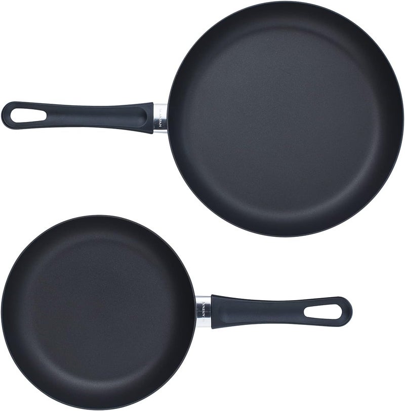 SCANPAN Classic Set Induction Fry Pan, 8" & 10.25", Black - Image 2
