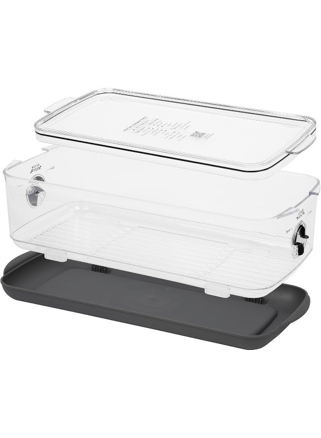 Progressive ProKeeper+ Stackable Produce ProKeeper Storage Container with Stay-Fresh Vent System - Image 2