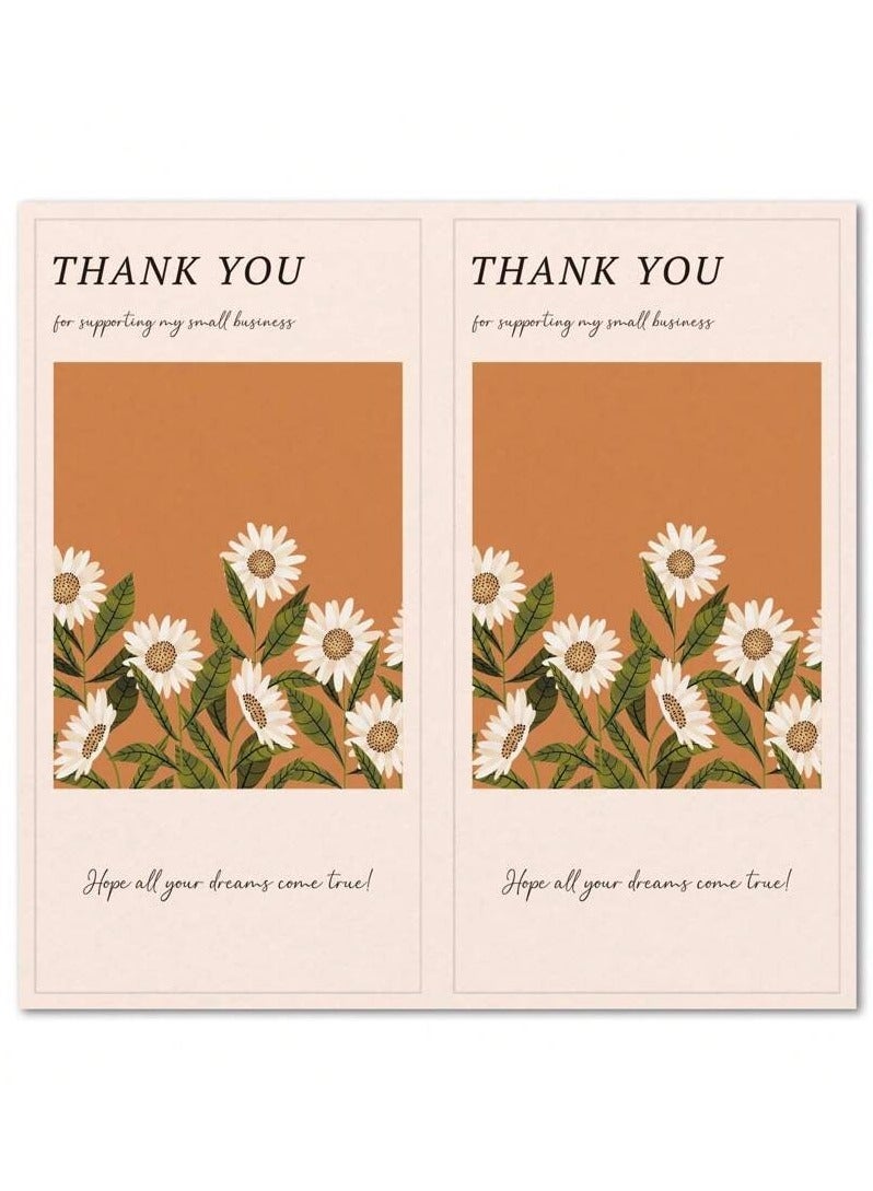 Generic 25-Pieces Thank You For Supporting My Small Business Stickers, Suitable For Productive Families - Image 1