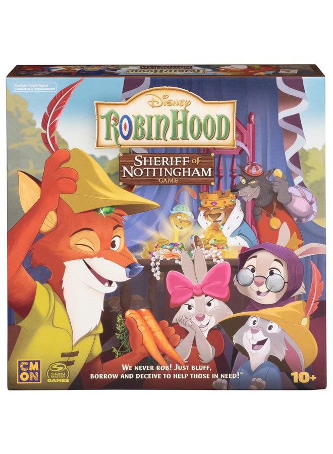 Spin Master Games Disney Robin Hood Sheriff of Nottingham Game, Family Board Games, Disney Gifts, Board Games for Family Night, for Adults & Kids Ages 10 and up - Image 1
