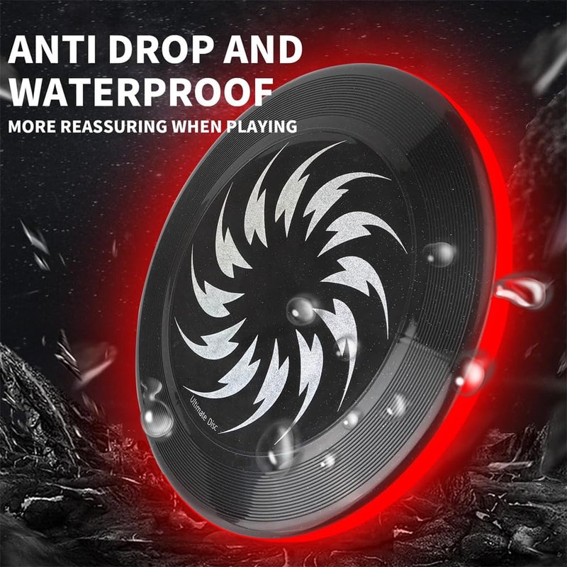 Luckam Flying Disc with 108 LEDs Lights - Variable Colors and Smart Modes, Extremely Bright, Rechargeable, Gift for Men/Boys/Teens/Kids, 175g LEDs Ultimate Flying Disc for Night Play - Image 5