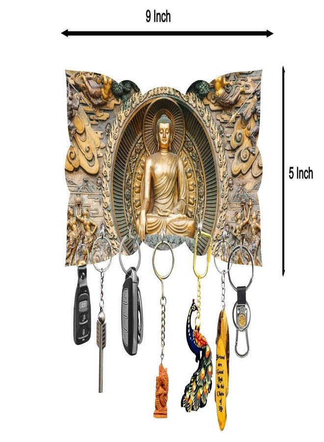 TRENDSTUBE Key Holder for Home & Office | Wall Stylish Key Stand | Key Hanger | Key Chain Holders for Wall (1 Pack_KH-06) - Image 2