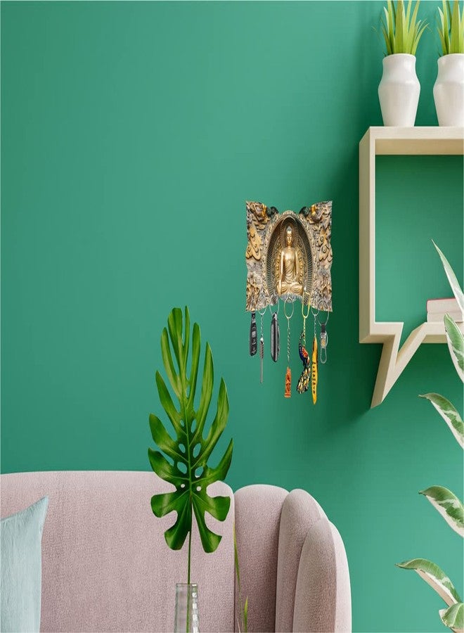 TRENDSTUBE Key Holder for Home & Office | Wall Stylish Key Stand | Key Hanger | Key Chain Holders for Wall (1 Pack_KH-06) - Image 3