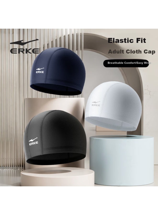Erke Unisex Professional Skin-Friendly Comfortable Ear Protection Fashionable Non-Slip Head Cloth Swim Cap - Image 1