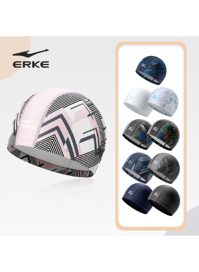 Erke Unisex Professional Skin-Friendly Comfortable Ear Protection Fashionable Non-Slip Head Cloth Swim Cap - Image 3