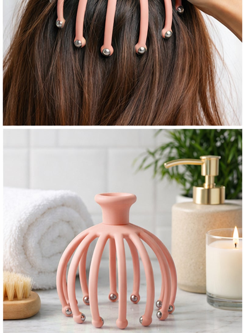 DBLEW Handheld Silicone Scalp Massager With Flexible Massage Nodes - Image 3