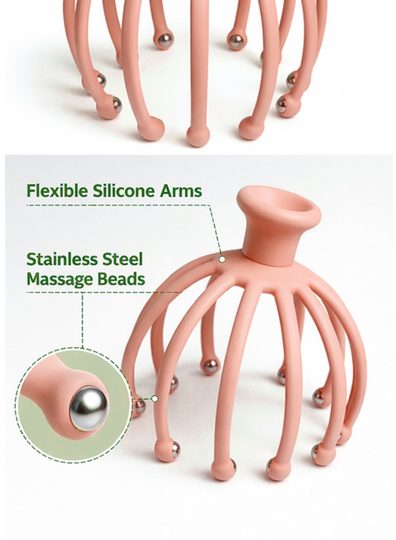 DBLEW Handheld Silicone Scalp Massager With Flexible Massage Nodes - Image 2