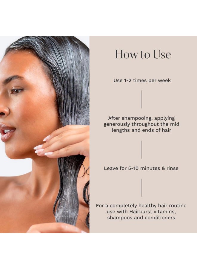 HAIR BURST قناع ترطيب الشعر بزيت الأفوكادو وجوز الهند ومستخلص الشوفان الأسود - بلسم عميق لنمو الشعر، الشعر الجاف أو التالف - علاج تغذية الشعر السميك - 7.4 أونصة سائلة - Image 5