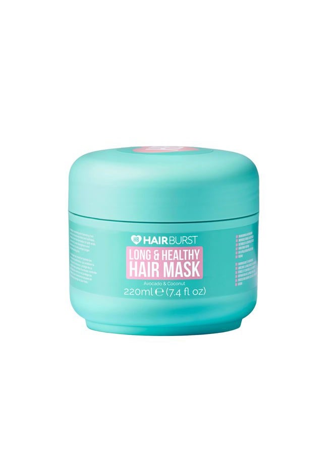 HAIR BURST قناع ترطيب الشعر بزيت الأفوكادو وجوز الهند ومستخلص الشوفان الأسود - بلسم عميق لنمو الشعر، الشعر الجاف أو التالف - علاج تغذية الشعر السميك - 7.4 أونصة سائلة - Image 1