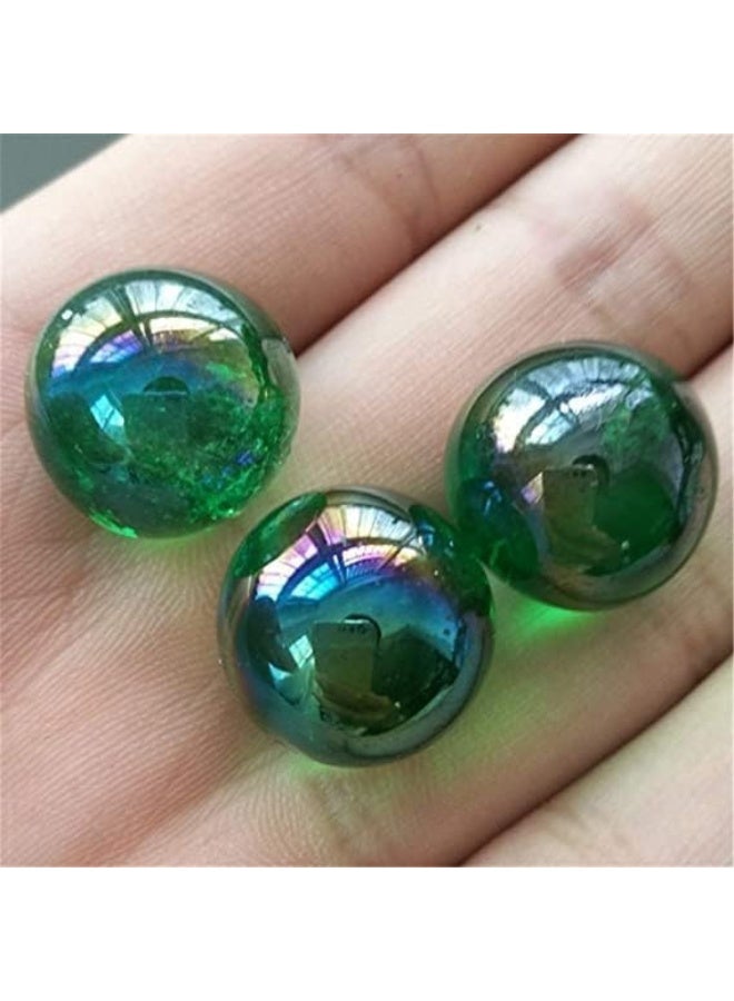 melfi 75Pcs White/Glass Marbles Fun Retro Toys For Kids Round Marble Beads Bouncing Ball Pat Toys I Variety Of Patterns For Crafting, Party Favors And House Decor - Image 3