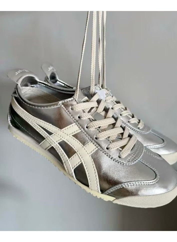 Onitsuka Tiger Unisex Sneaker Shoes Silver - Image 1