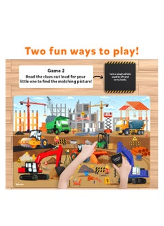 Skillmatics Piece & Play Construction Site, Jigsaw & Toddler Puzzles, Educational Toy & Game, Gifts for Boys & Girls Ages 3, 4, 5, 6, 7 (48 Pieces, 2 x 3 feet)  - Image 5