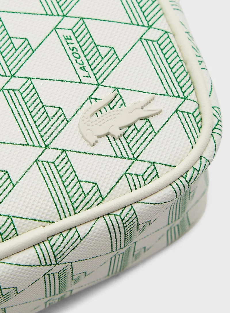 LACOSTE Nf4276Dg Zip Around Crossbody Bag