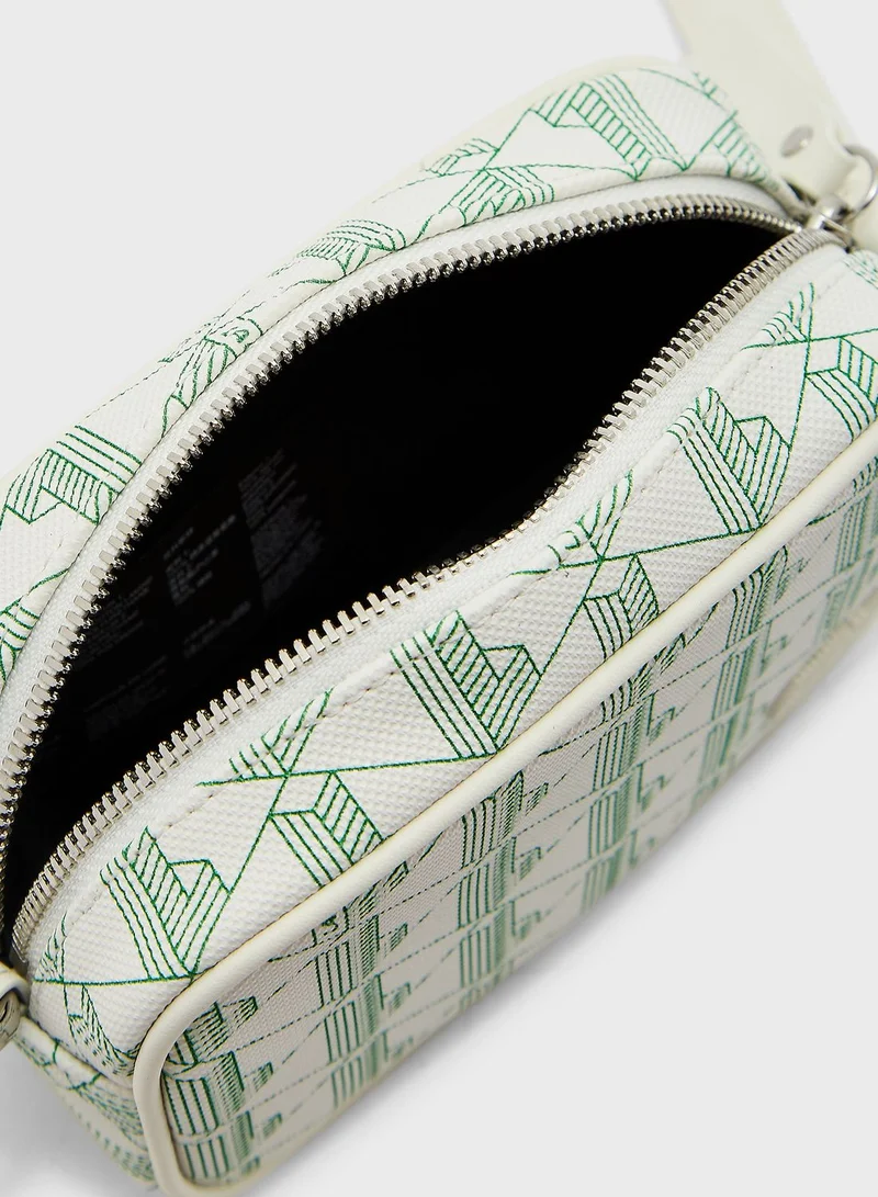 LACOSTE Nf4276Dg Zip Around Crossbody Bag
