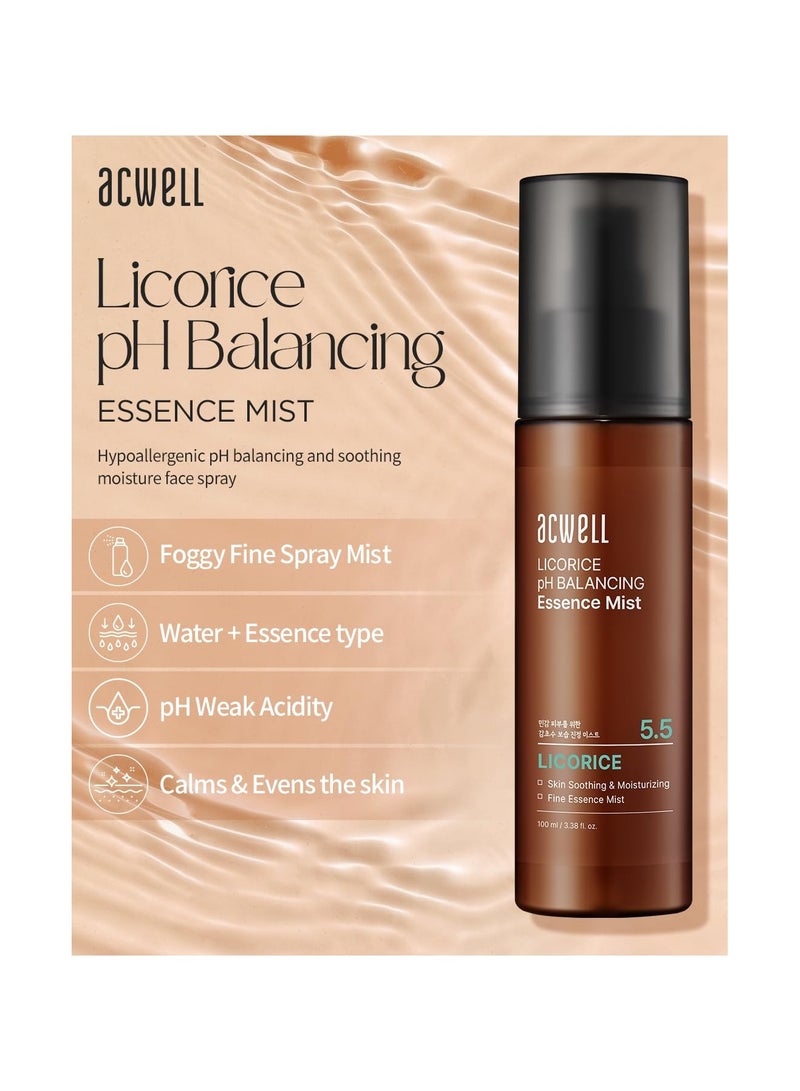 ACWELL ACWELL Licorice pH Balancing Essence Hydrating Face Mist 100ml, - Image 2