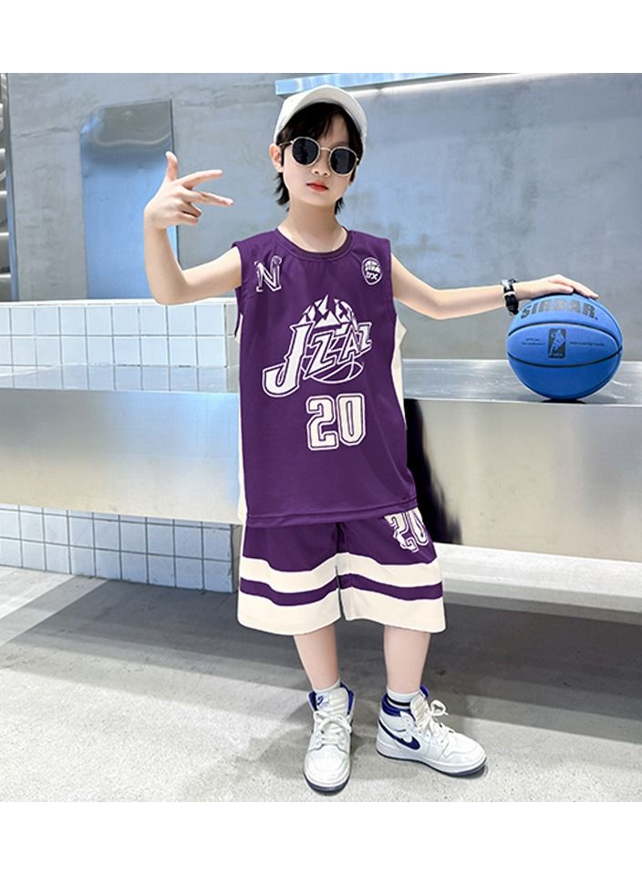 KUYING Unisex Children's Soccer Jersey Set  - Image 1