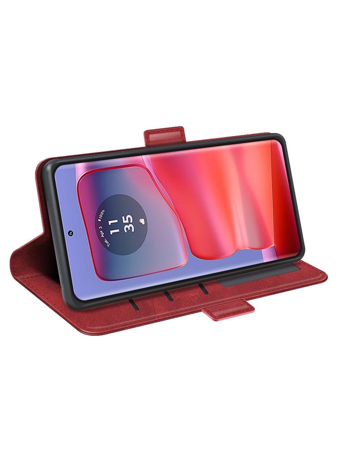 S-TOP Case For Motorola Edge 50 Pro Dual-side Magnetic Buckle Horizontal Flip Leather Phone Case - Image 5