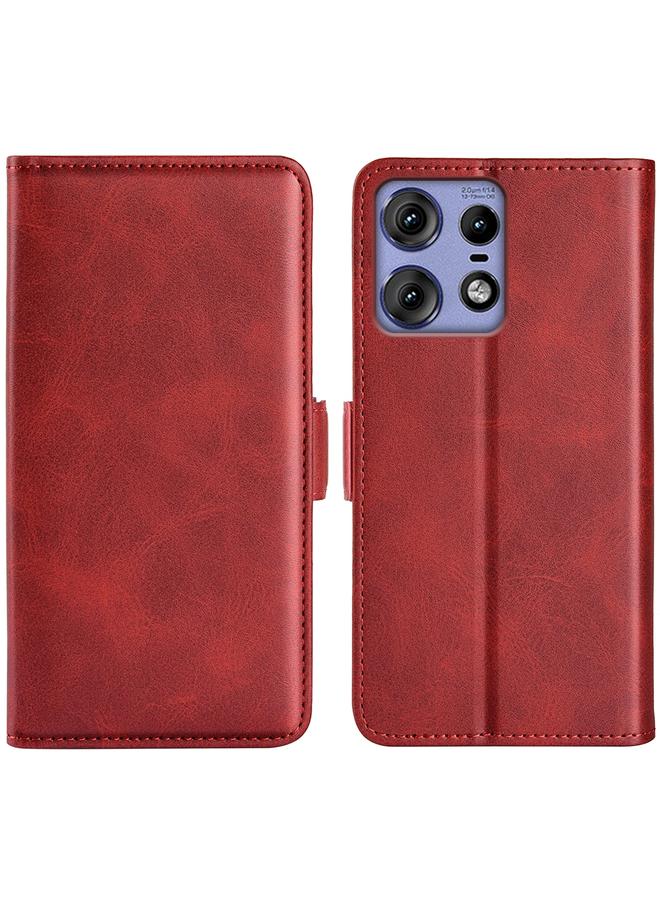 S-TOP Case For Motorola Edge 50 Pro Dual-side Magnetic Buckle Horizontal Flip Leather Phone Case - Image 1