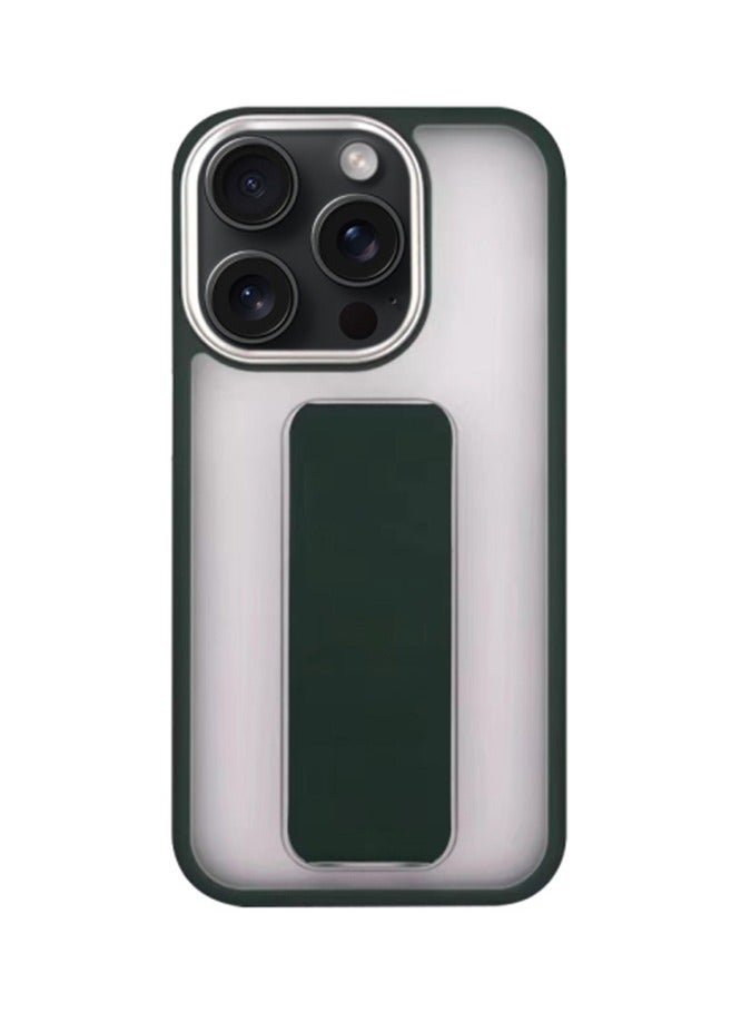 New iPhone 16 Pro Max Case with Magnetic Kickstand, Dark Green - Image 1