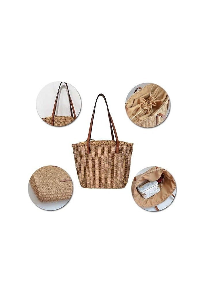 HooToo Women's Straw Bag - Image 3