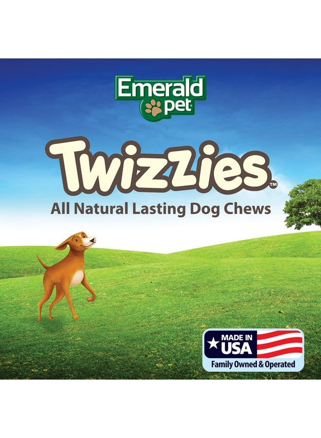 إميرالد بيت حلوى تويزيز للكلاب من إيميرالد بت، خالية من الجلد الخام، سهلة الهضم بنسبة 100%، مصنوعة في الولايات المتحدة الأمريكية، عبوة متعددة من تشيكي تشيكن، مقاس 9 - Image 2