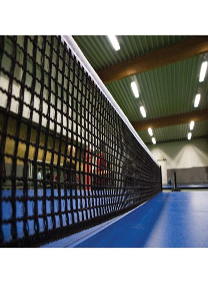 كوينج 2pcs-70.8 inches Table Tennis Replacement Net，Heavy Duty String Tension Ping Pong Nets for Indoor/Outdoor Table Tennis Nylon Net, for Any Table 60 to 72 InchBlack Color - Image 4