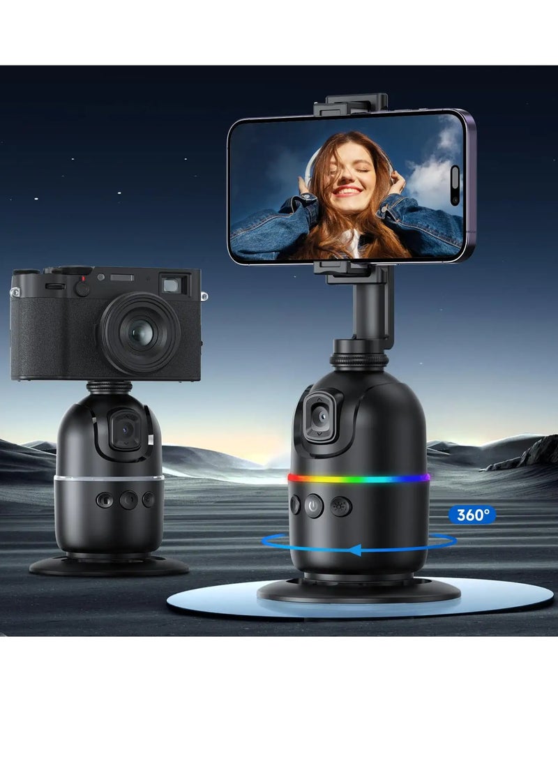 PO3 360 Rotating Intelligence Vlogging Kit gimbal Stabilizer 360 AI Rotation Auto Face Tracking Mobile Selfie Stick Tripod - Image 3