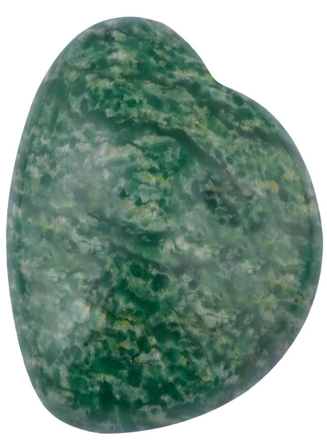 Rockcloud Healing Crystal African Jade Heart Love Carved Palm Worry Stone Chakra Reiki Balancing, 0.59 inch, Pack of 10 - Image 2